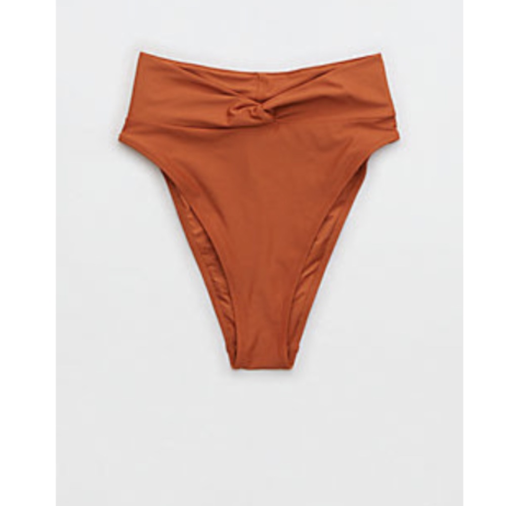Aerie Twist High Cut Cheeky bikini bottom